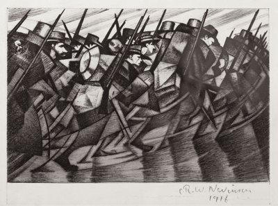 عودة القوات إلى الخنادق ، 1916 بواسطة كريستوفر ريتشارد وين نيفنسون